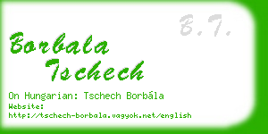 borbala tschech business card